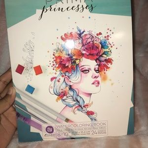 Watercolor coloring book